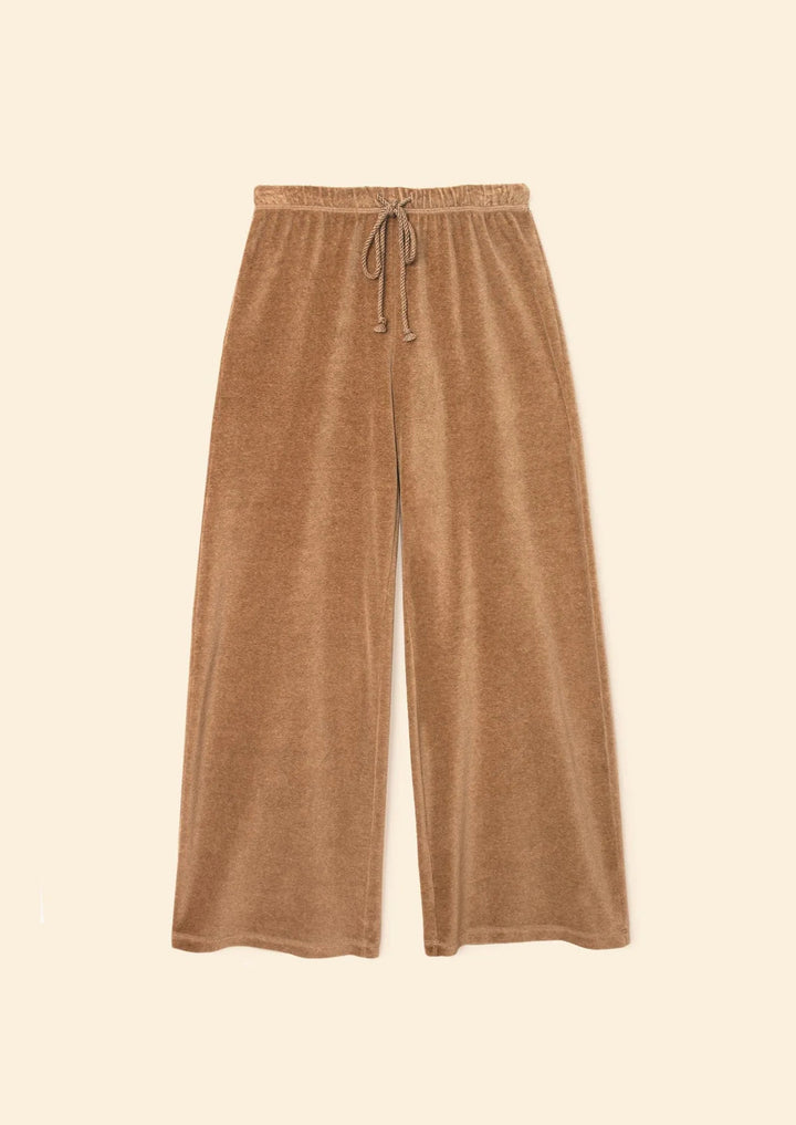XIRENA Heather Camel Manon Velour Pant