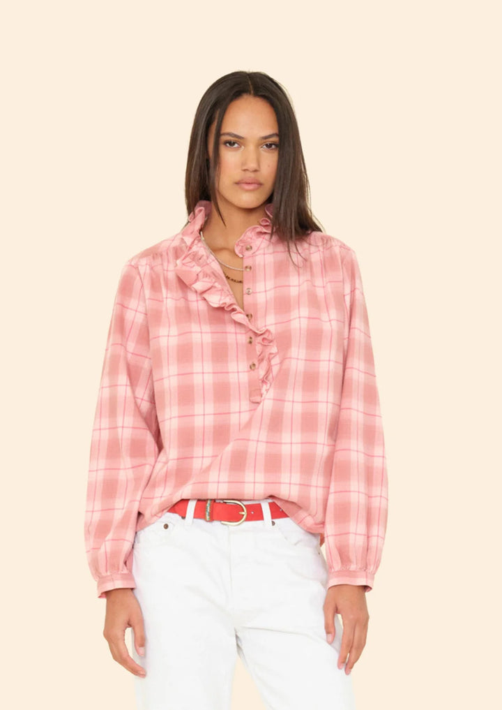 XIRENA Clay Rose Caspian Top