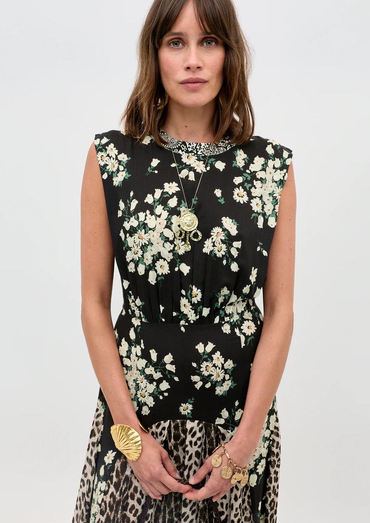 RIXO Coralie Midi Dress