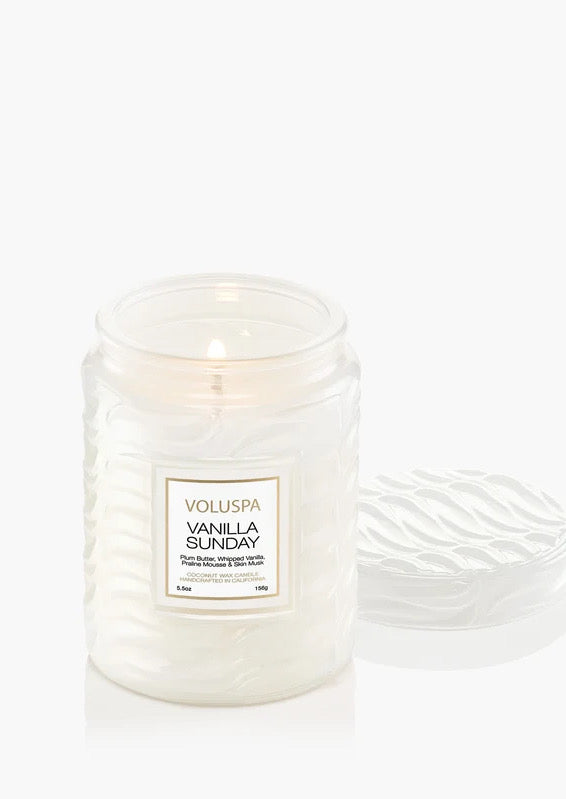 VOLUSPA Small Jar Candle Vanilla Sunday