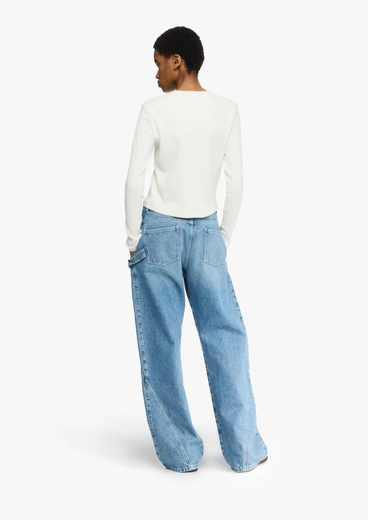 JW ANDERSON TWISTED WORKWEAR DENIM JEANS