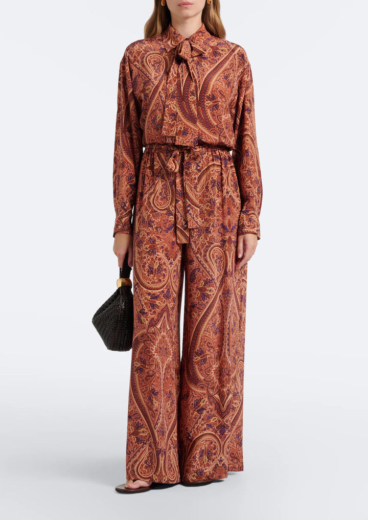 ULLA JOHNSON Catroux Silk Blouse