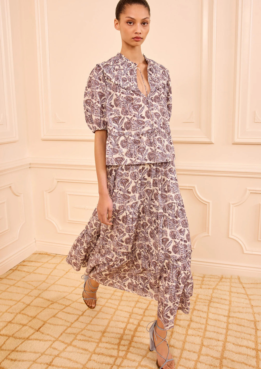 ULLA JOHNSON Elvie Cotton Top