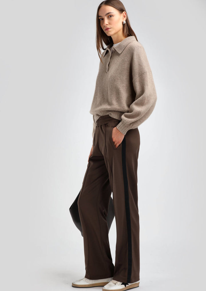 Ladneri Hose Flores in Braun