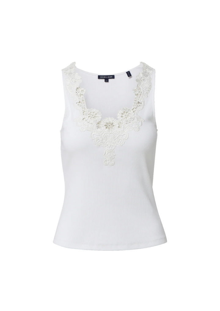 vERONICA BEARD Narcisa Embroidered Tank Top