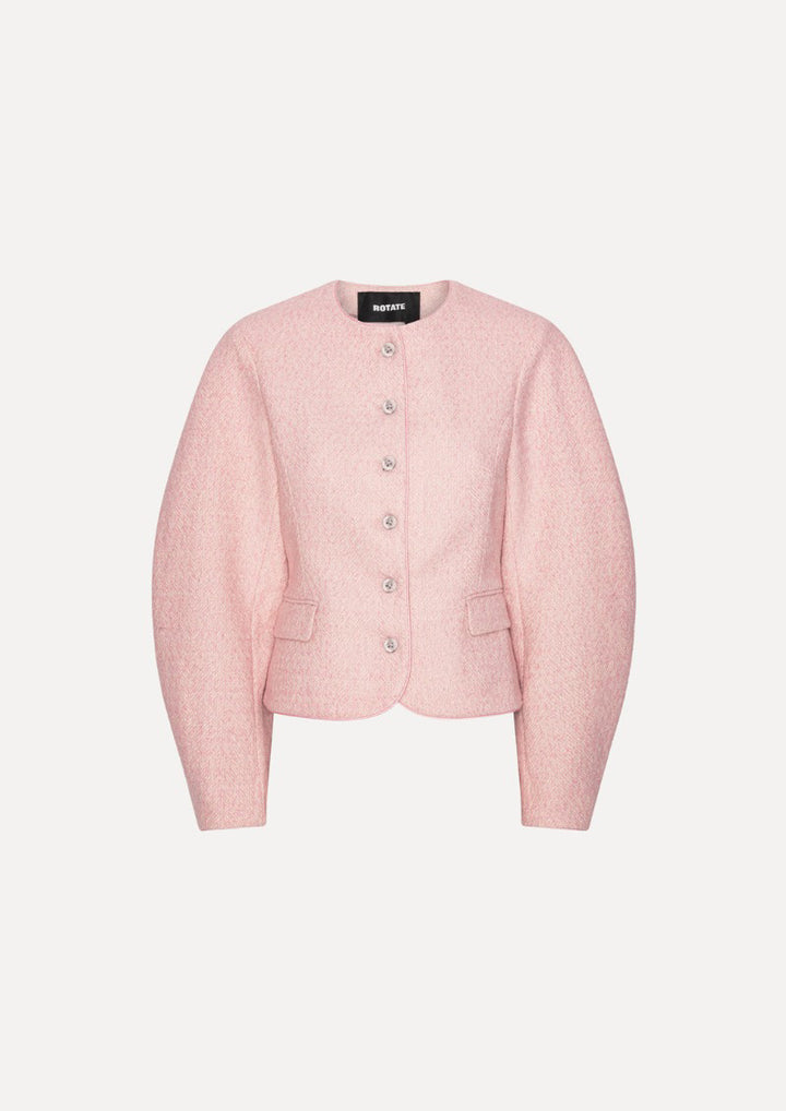 ROTATE Cocoon Sleeved Jacket Pink