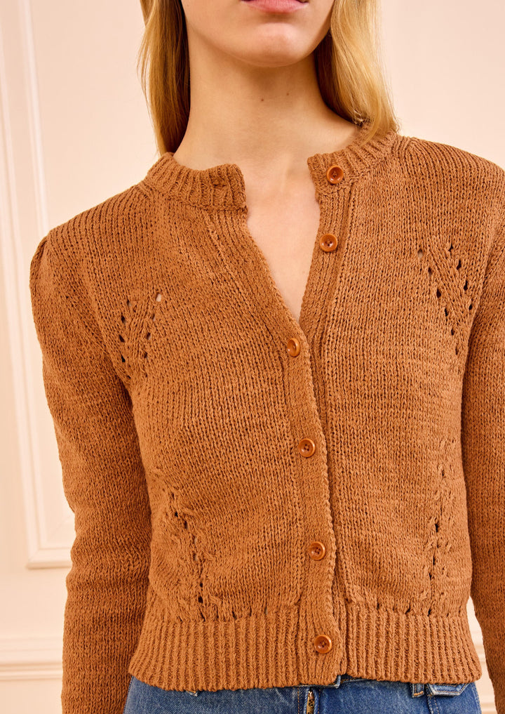 ULLA JOHNSON Delphina Long Sleeve Cardigan