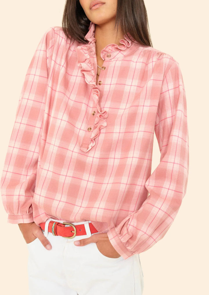 XIRENA Clay Rose Caspian Top