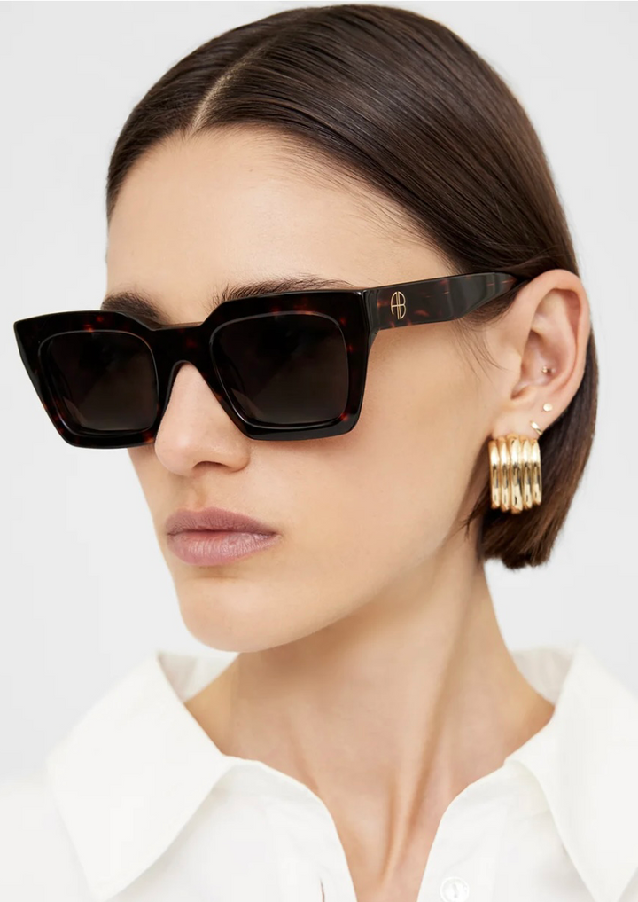 ANINE BING INDIO SUNGLASSES - DARK TORTOISE