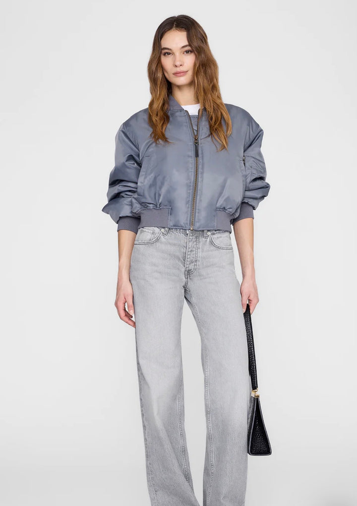 ANINE BING Cropped Leon Bomber