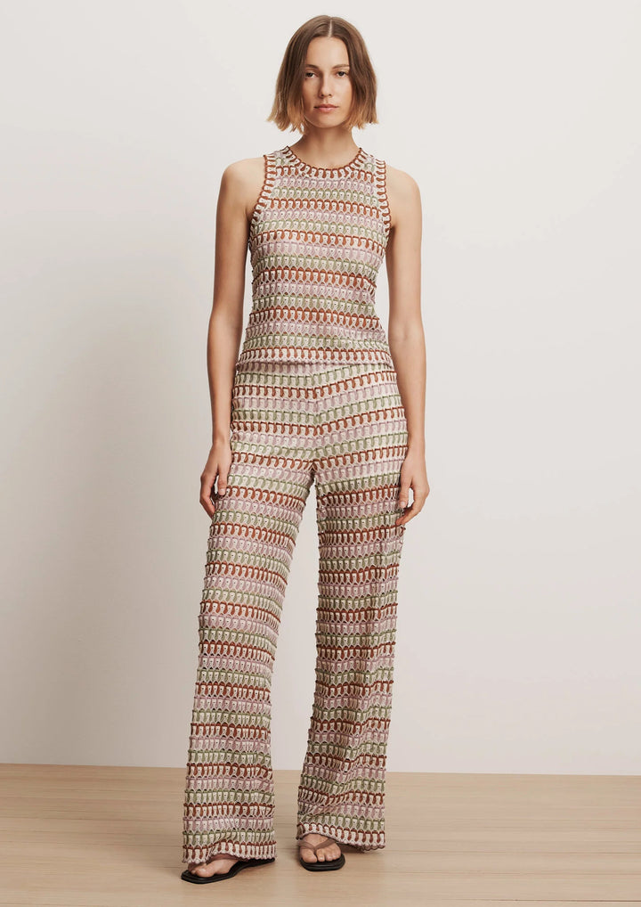 VERONICA BEARD Rhett Crochet Tank Top