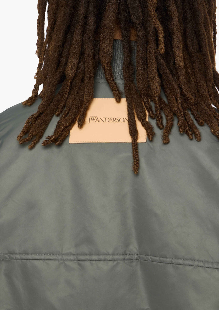 JW ANDERSON OVERSIZED CURVED HEM BOMBER JACKET