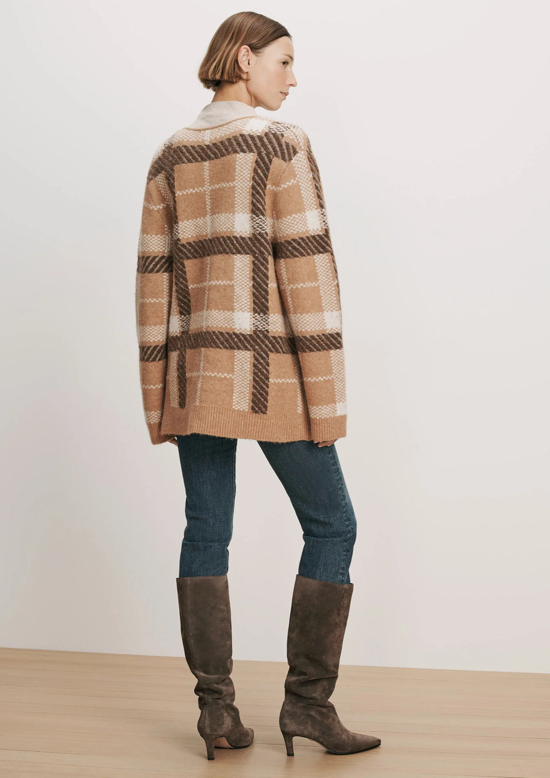 VERONICA BEARD Covey Plaid Cardigan