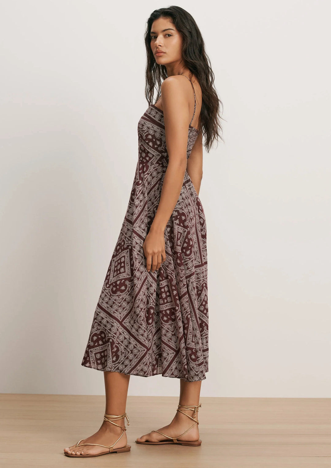 VERONICA BEARD Kitt Bandana Midi Dress