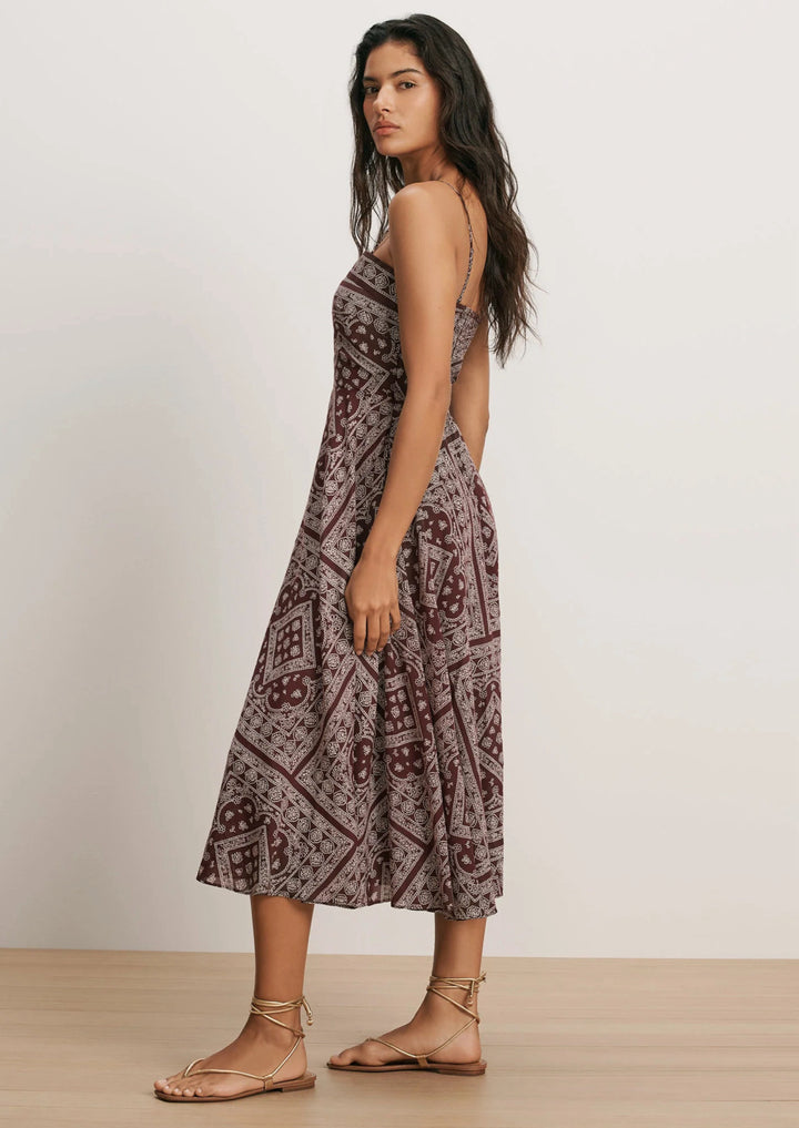 VERONICA BEARD Kitt Bandana Midi Dress