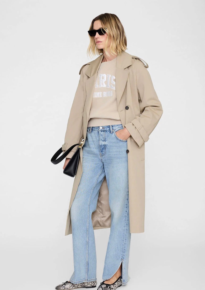 ANINE BING Harry Shrunken Sweatshirt Paris