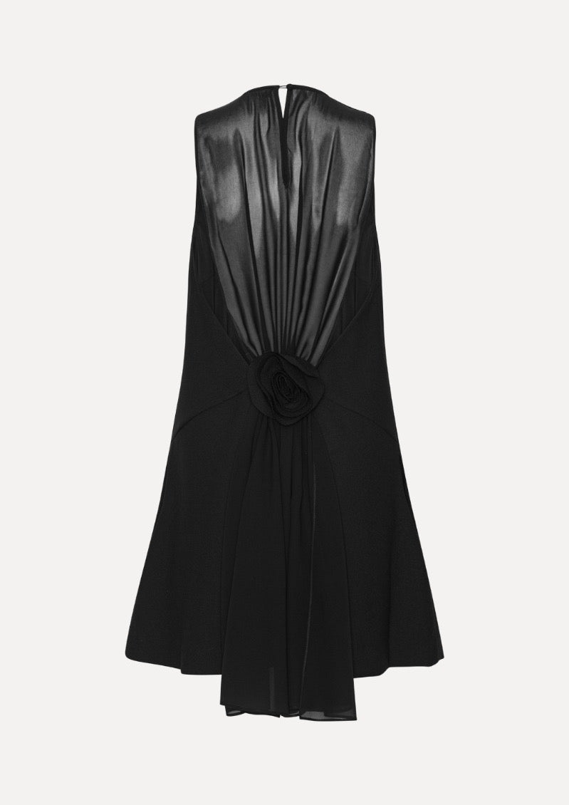 ROTATE Crepe Mini A-Line Dress