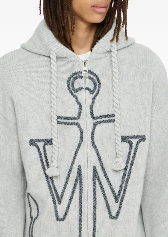JW ANDERSON Cardigan mit Anker - Logo