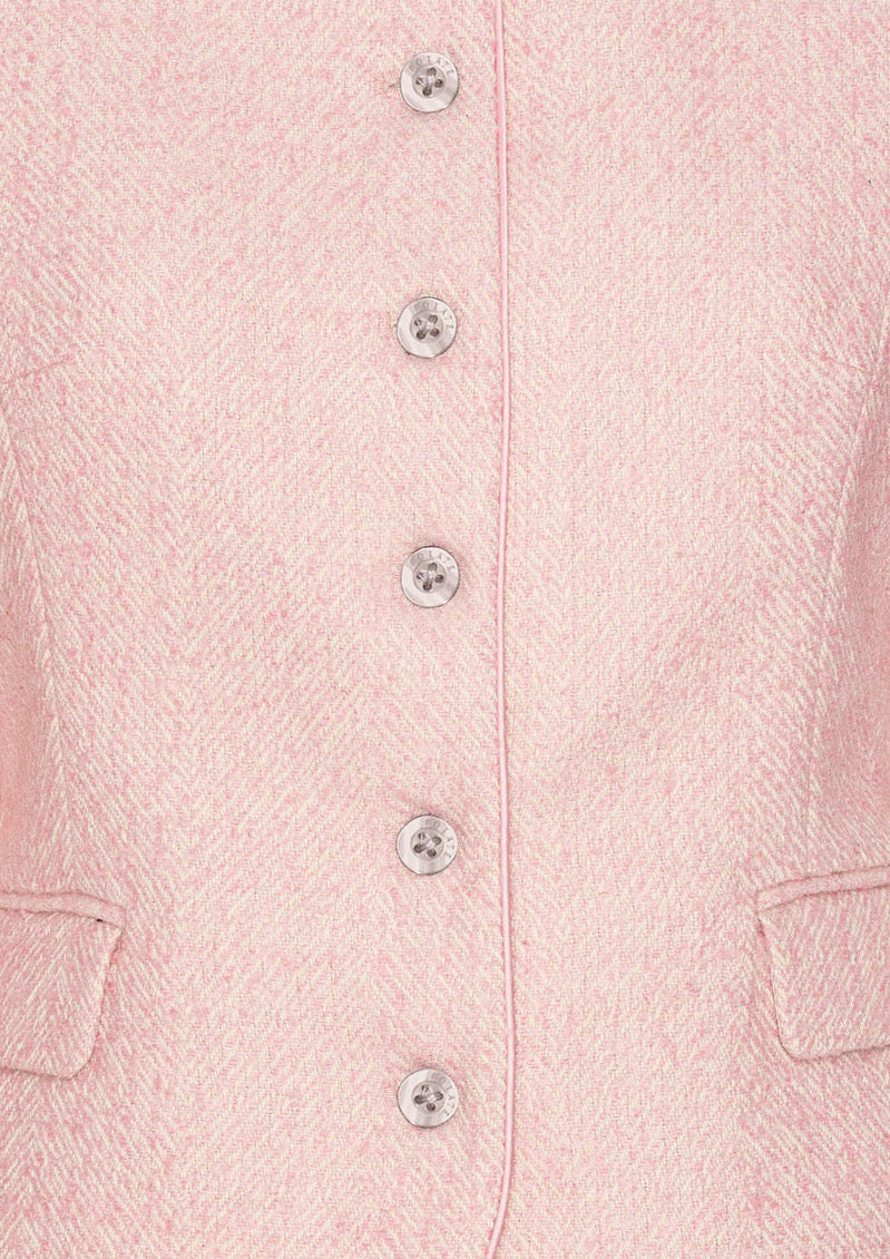 ROTATE Cocoon Sleeved Jacket Pink