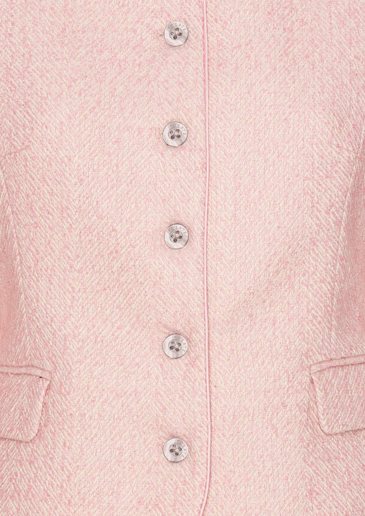 ROTATE Cocoon Sleeved Jacket Pink