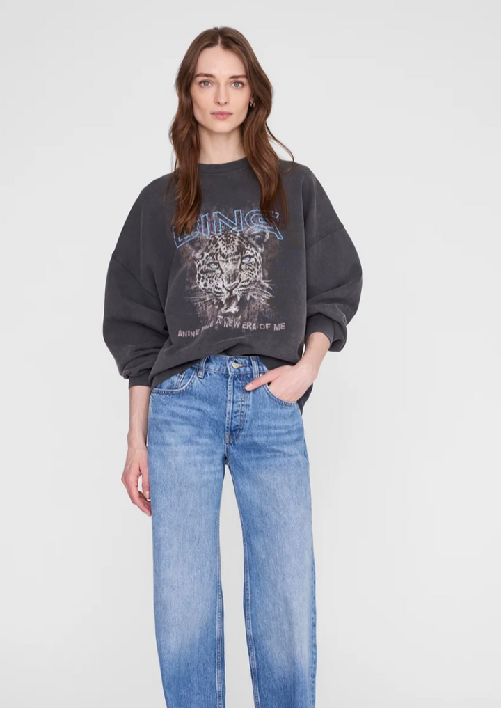 ANINE BING MILES SWEATSHIRT LEO MUSE