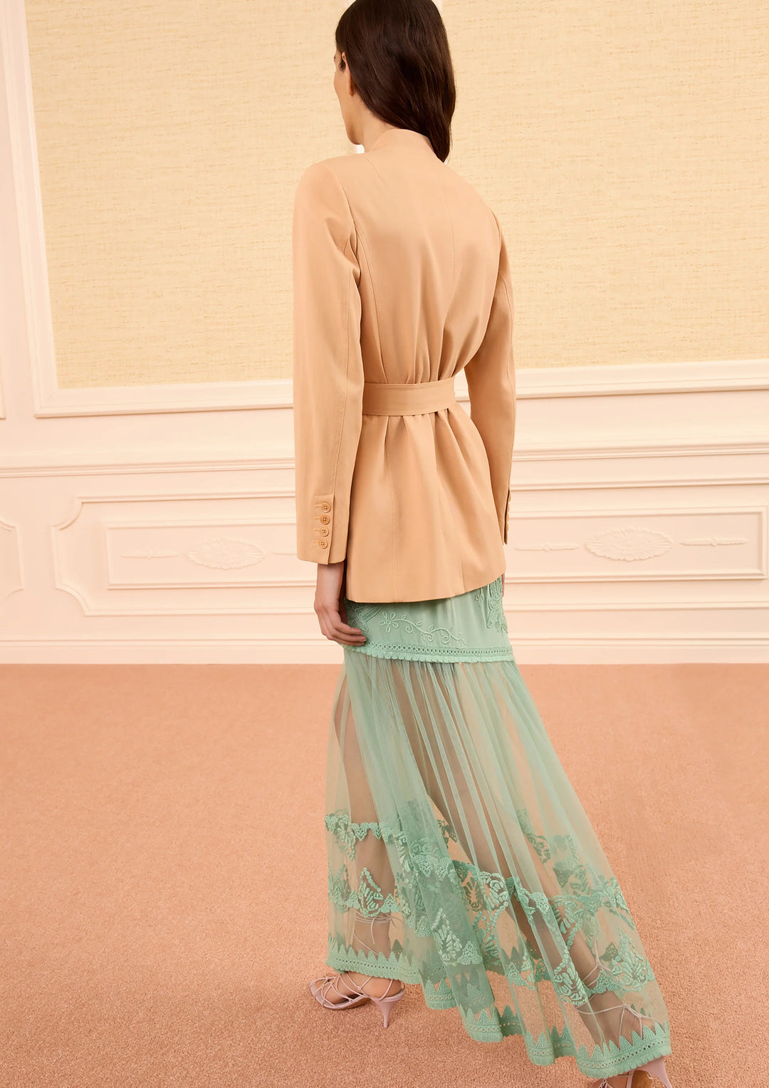 ULLA JOHNSON Zehra Draped Blazer