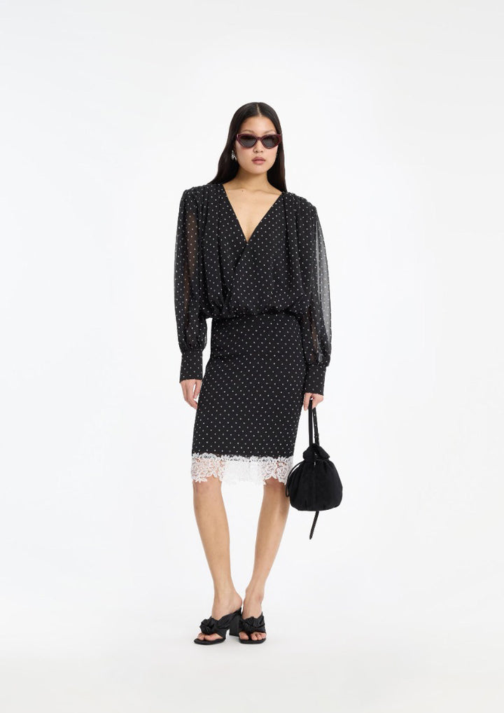 ROTATE Laceband Pencil Skirt