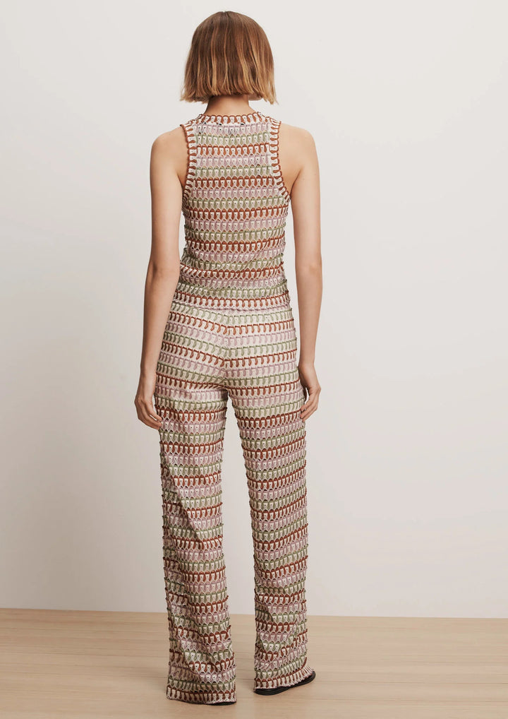 VERONICA BEARD Rhett Crochet Tank Top