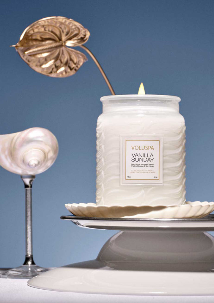 VOLUSPA Large Jar Candle Vanilla Sunday