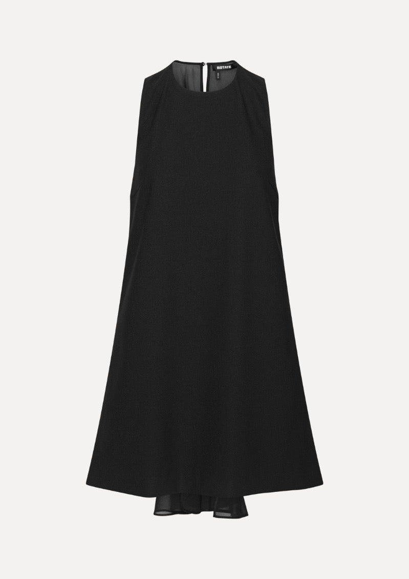 ROTATE Crepe Mini A-Line Dress