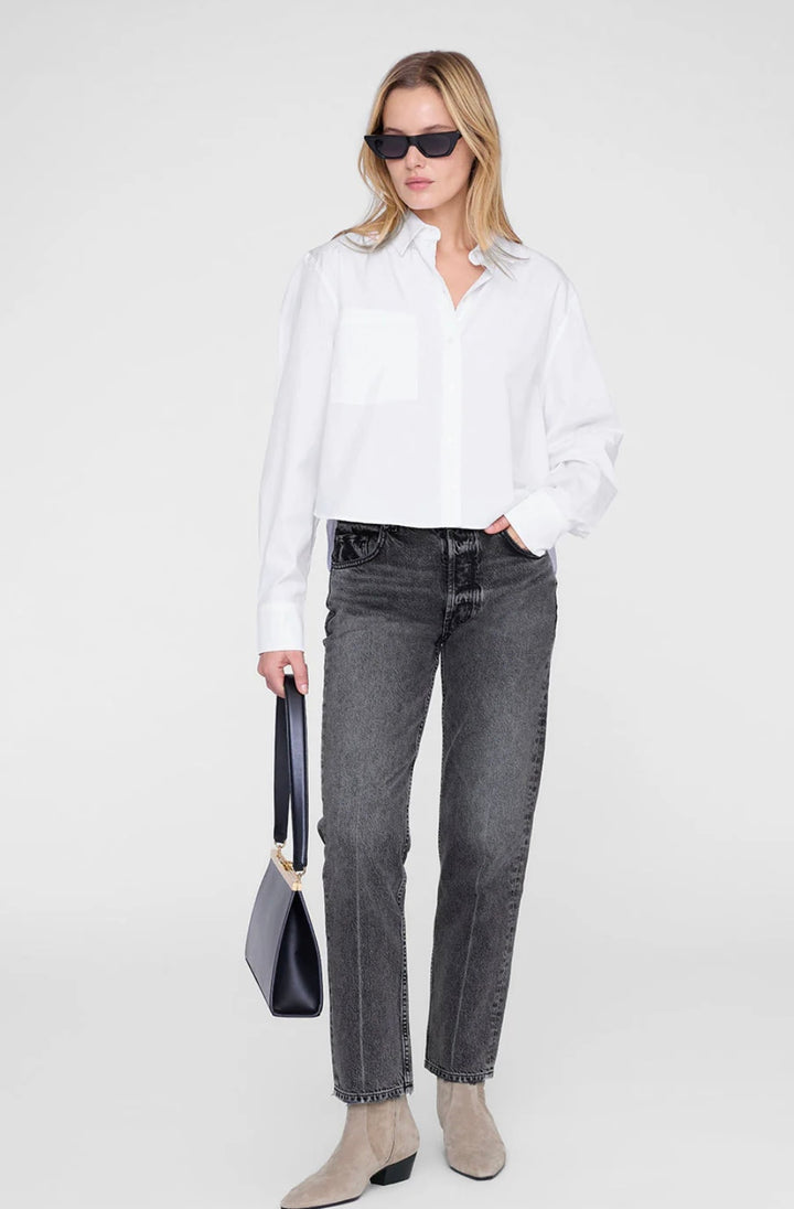 ANINE BING Essie Cropped Shirt