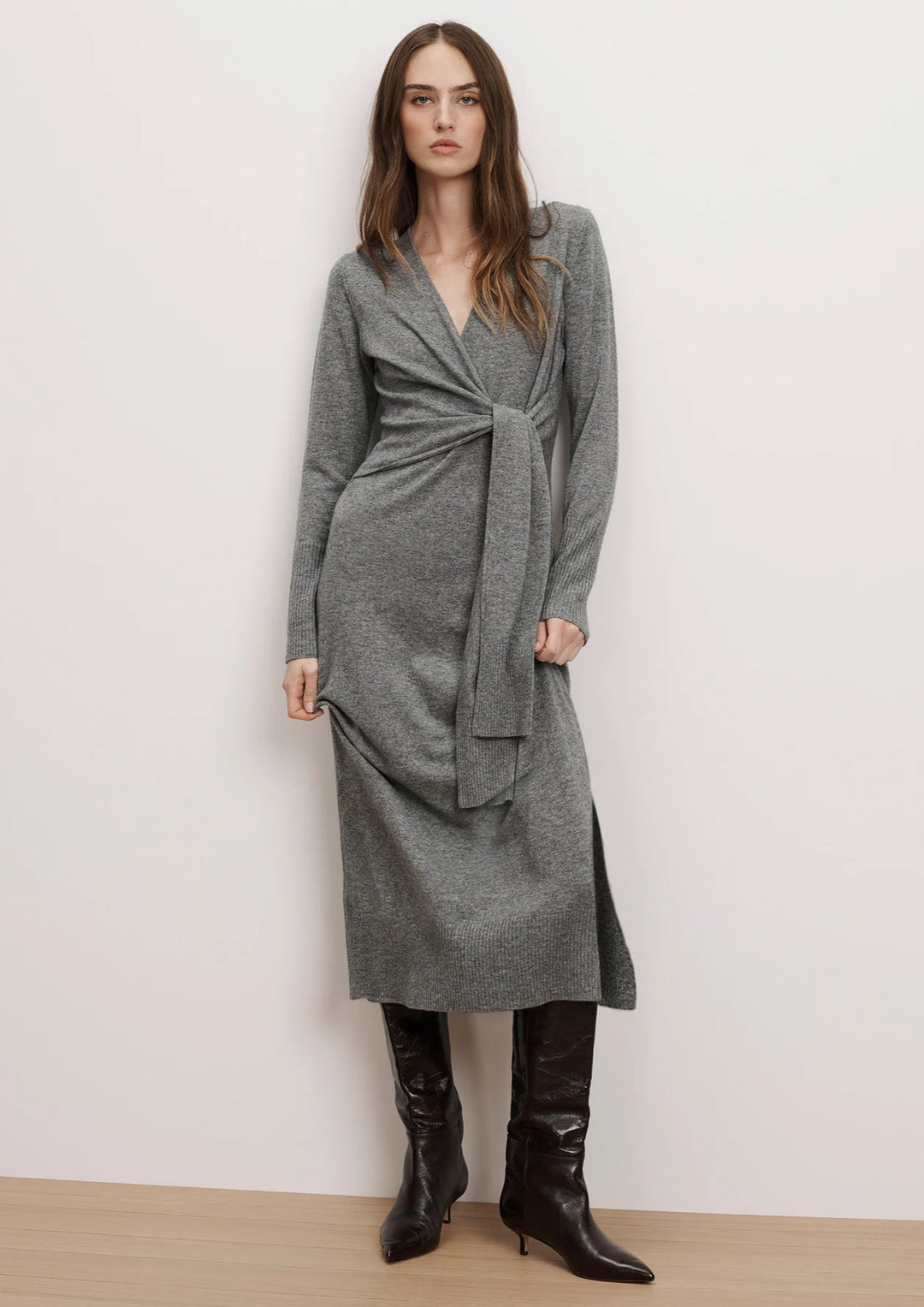 VERONICA BEARD Salomez Wrap Midi Dress