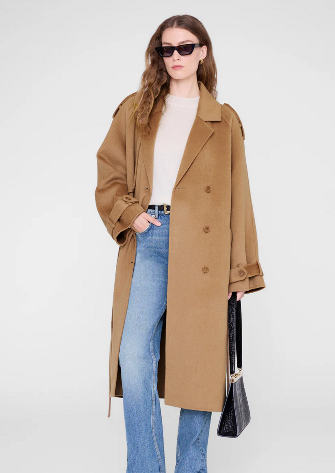 ANINE BING Rickie Maxi Trench