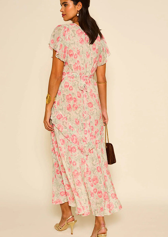 RIXO Evie Silk Dress