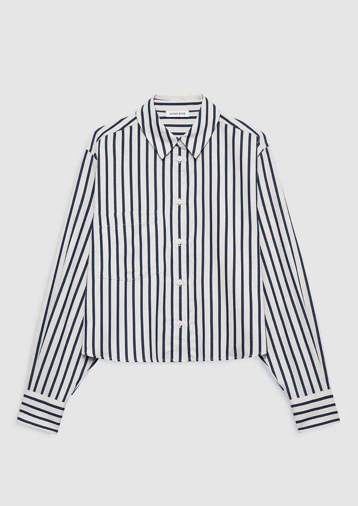 ANINE BING Essie Cropped Shirt
