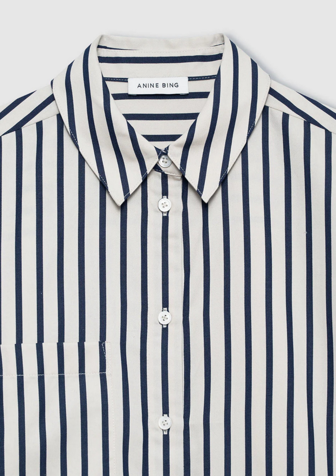 ANINE BING Essie Cropped Shirt