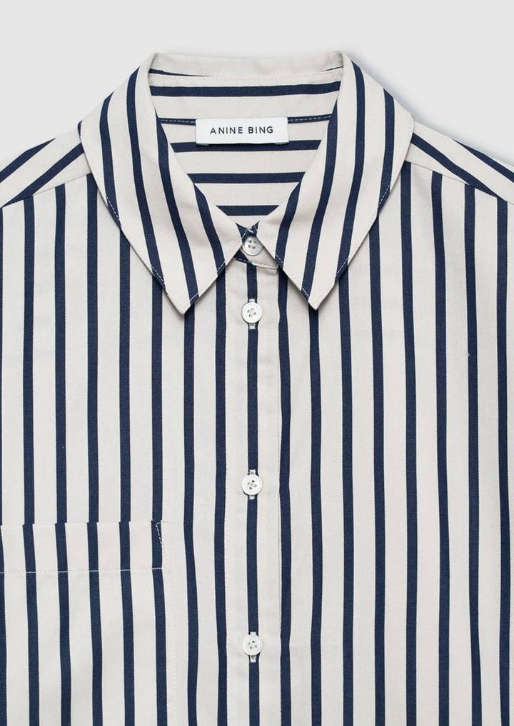 ANINE BING Essie Cropped Shirt