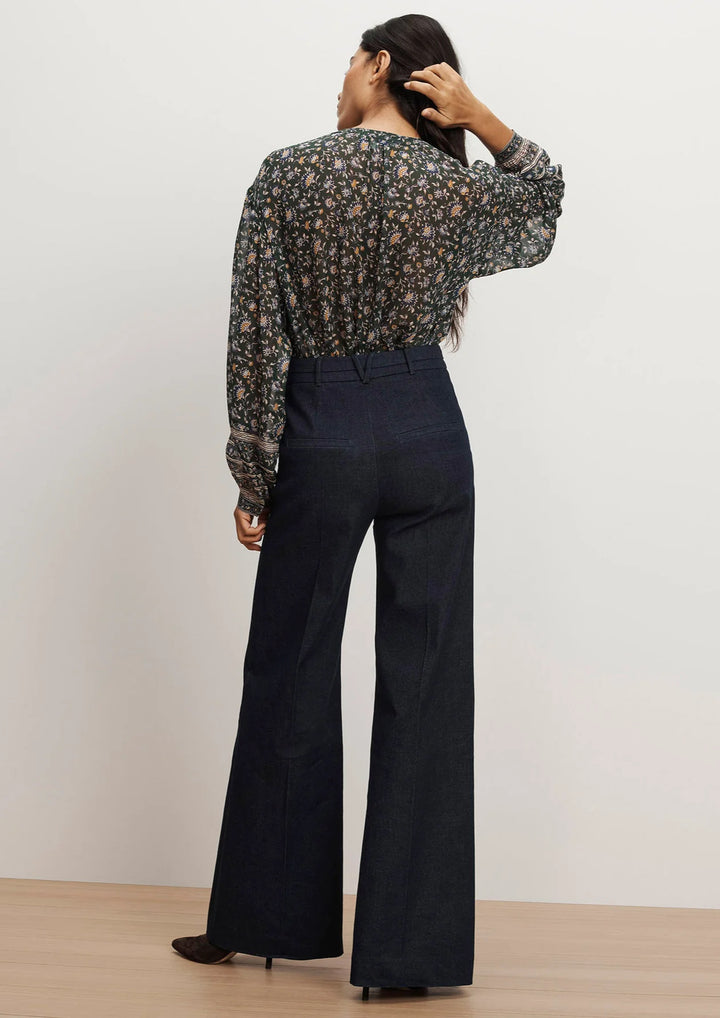 VERONICA BEARD Crue Wide-Leg Denim Pant