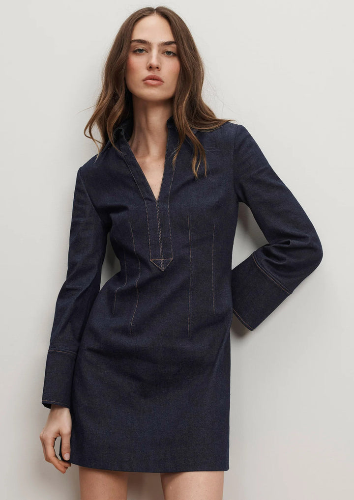 VERONICA BEARD Raymond Denim Mini Dress
