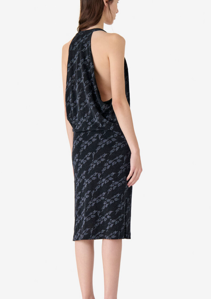IRO PARIS Asymetrical Neckline Dress