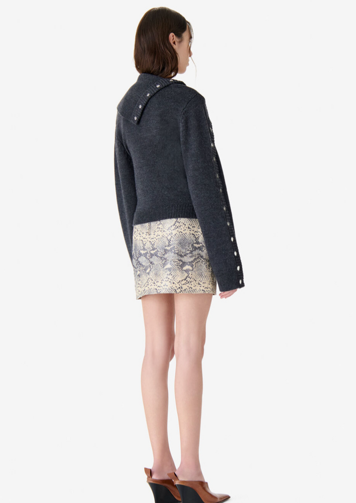IRO PARIS Asymetrical Wool Sweater