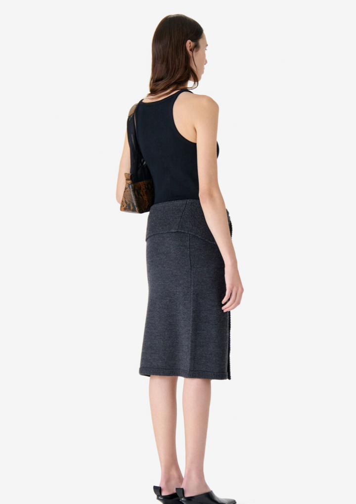 IRO PARIS Wool Midi Skirt
