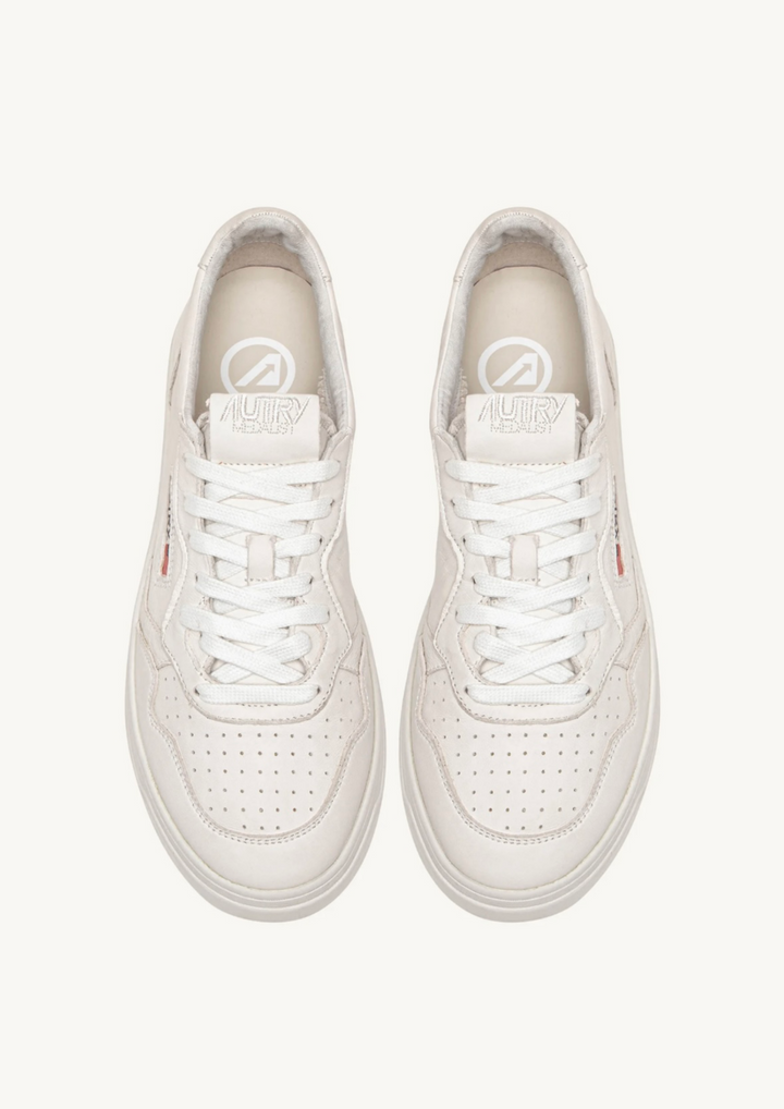 AUTRY Medalist Low Bianco Ottico