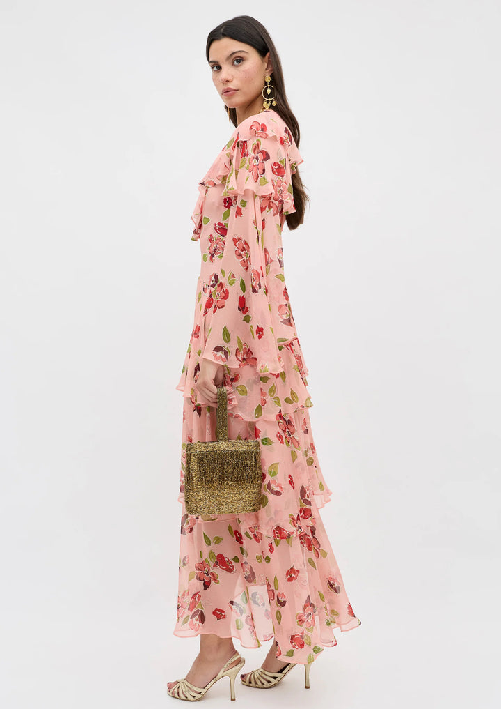 RIXO Loralyn Midi Dress