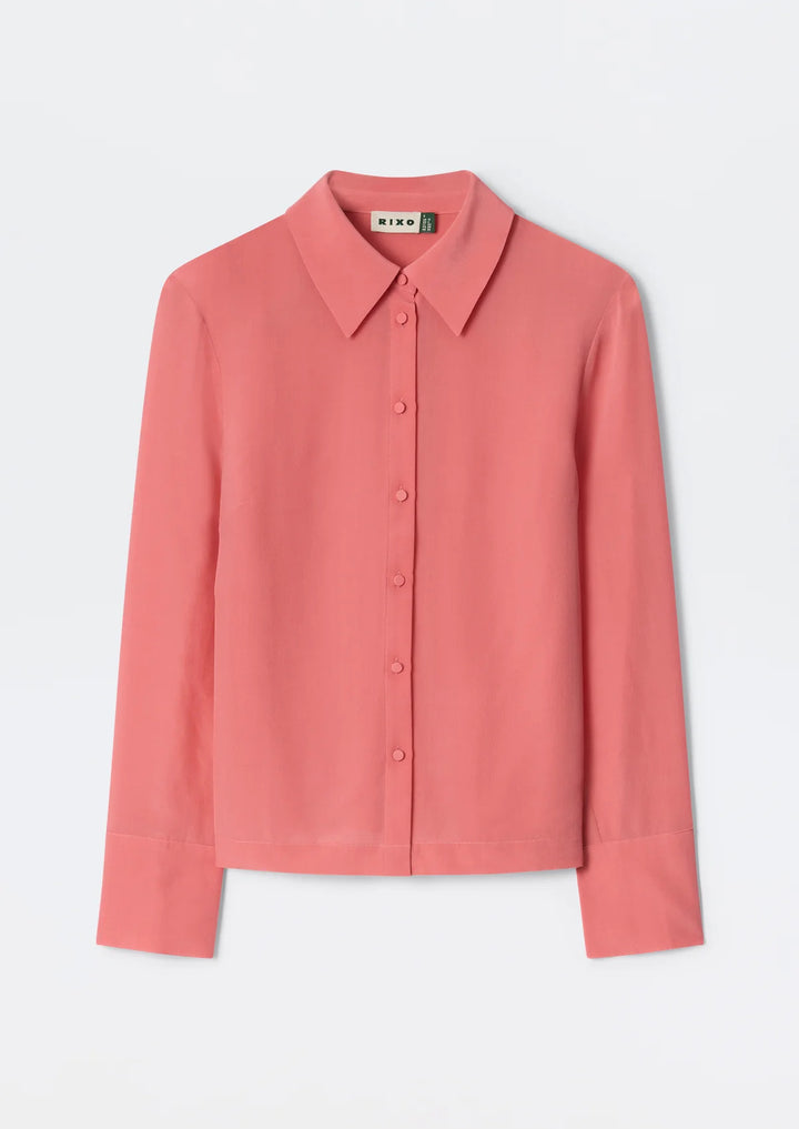 RIXO Havan Silk Shirt