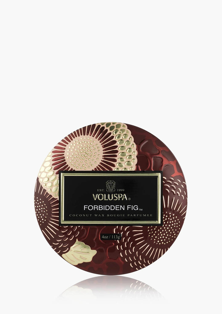 VOLUSPA Mini Tin Candle Forbidden Fig