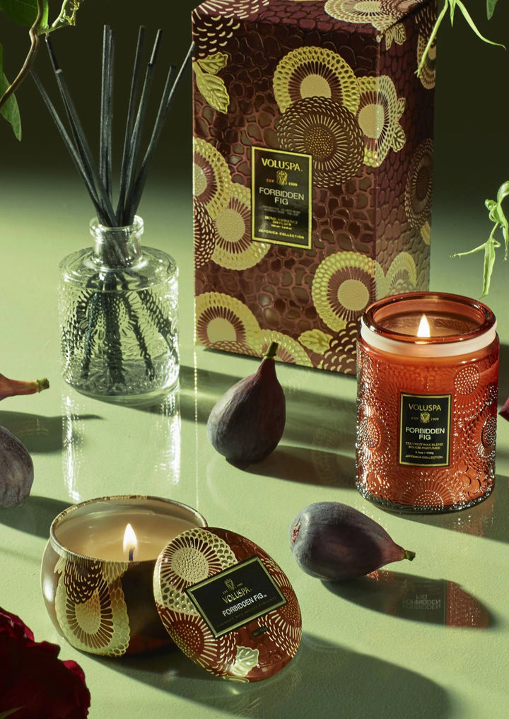 VOLUSPA Mini Tin Candle Forbidden Fig