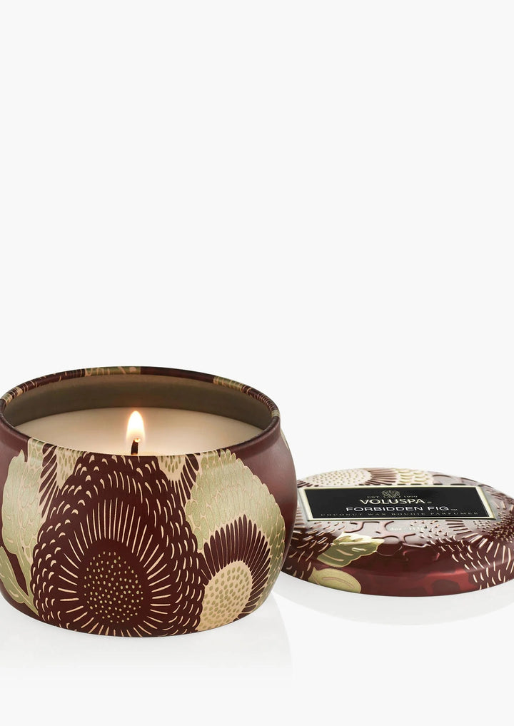 VOLUSPA Mini Tin Candle Forbidden Fig