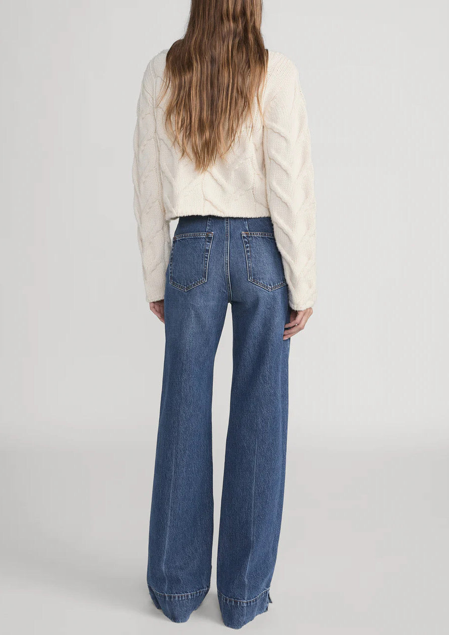 FRAME The Slice Flare Jeans