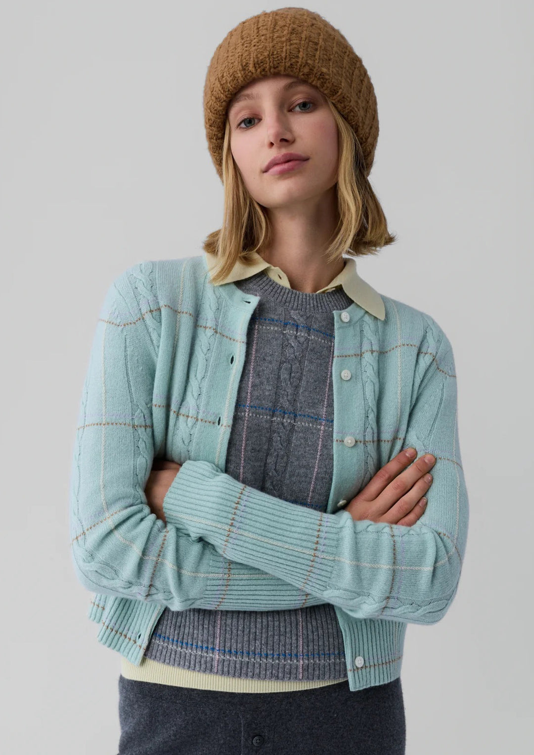 GUEST IN RESIDENCE Jane Check Cardigan